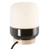 Ifö Electric Ohm 140/190 Tafellamp Ø14 Opaal Zwart