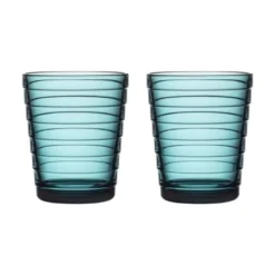 Iittala Aino Aalto Glazen 22cl Set Van 2 Zeeblauw