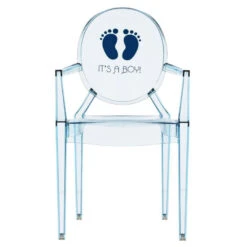 Kartell Lou Lou Ghost It's A Boy Kinderstoel Blauw
