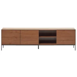 Kave Home Vedrana Tv-meubel 195x55 Walnoot