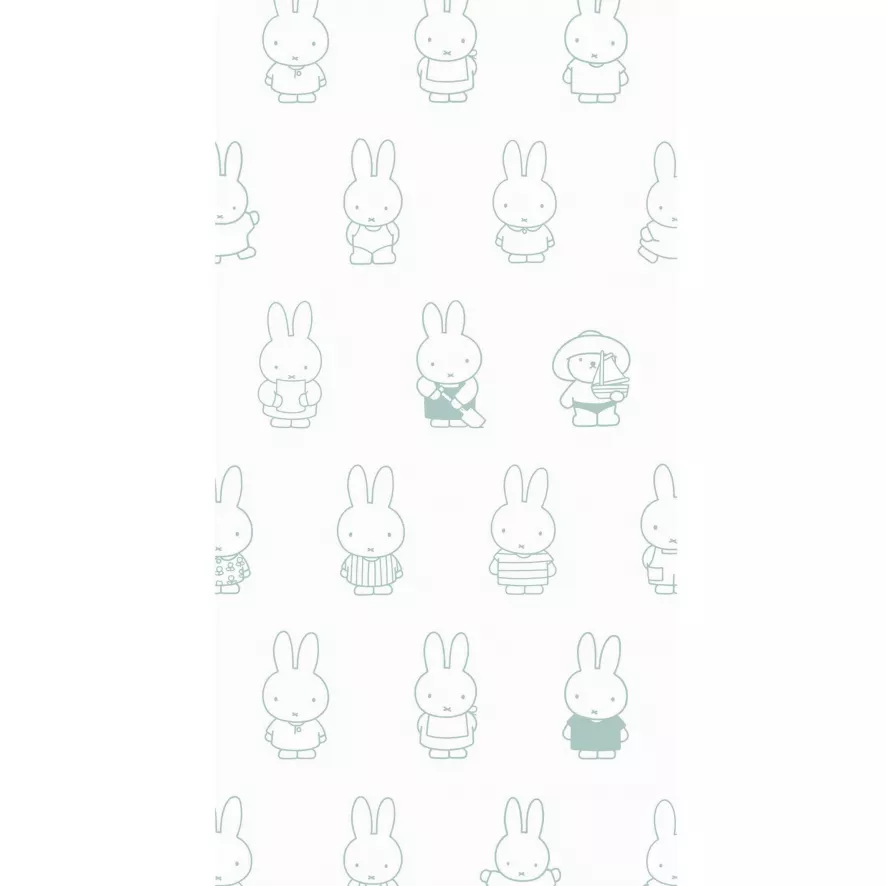 KEK Amsterdam Nijntje Various Behang Groen 1 KEK Amsterdam Nijntje Various Behang Groen