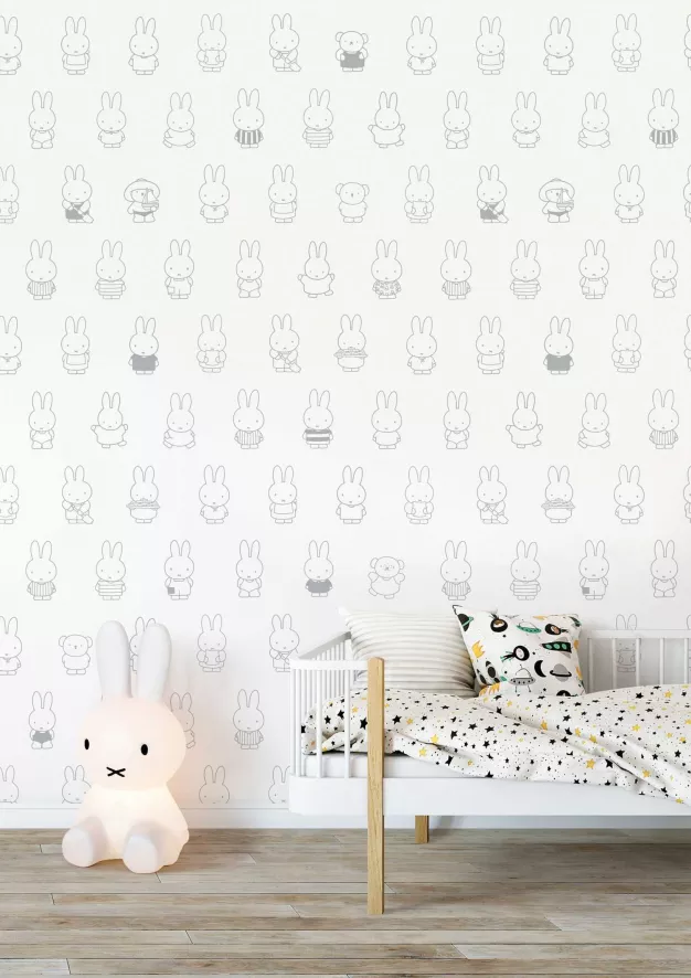 KEK Amsterdam Nijntje Various Behang Groen 18 KEK Amsterdam Nijntje Various Behang Groen - Afbeelding 18