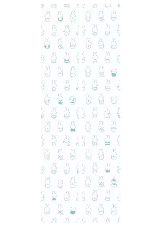 KEK Amsterdam Nijntje Various Behang Groen 8 KEK Amsterdam Nijntje Various Behang Groen - Afbeelding 8