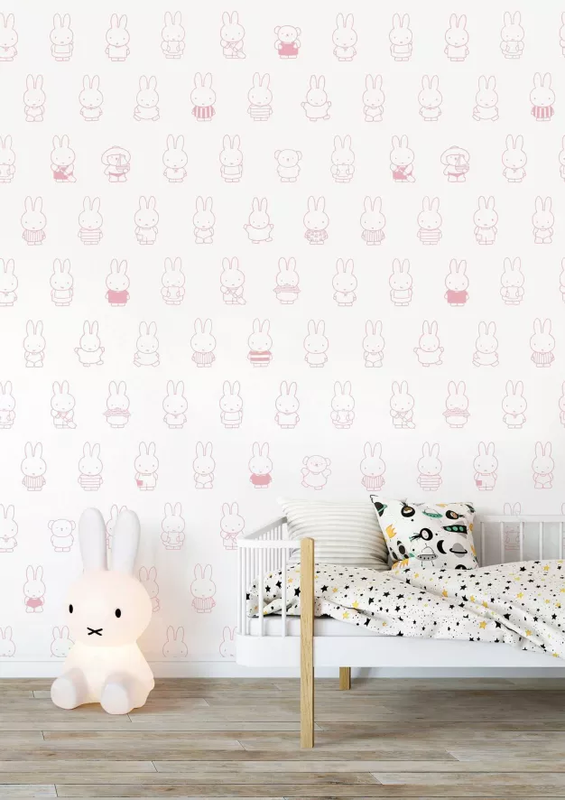 KEK Amsterdam Nijntje Various Behang Groen 10 KEK Amsterdam Nijntje Various Behang Groen - Afbeelding 10