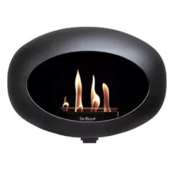 Le Feu Wall Haard Bio Ethanol Rvs Brander Black