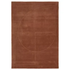 Linie Design Lineal Poem Vloerkleed 140x200 Amber