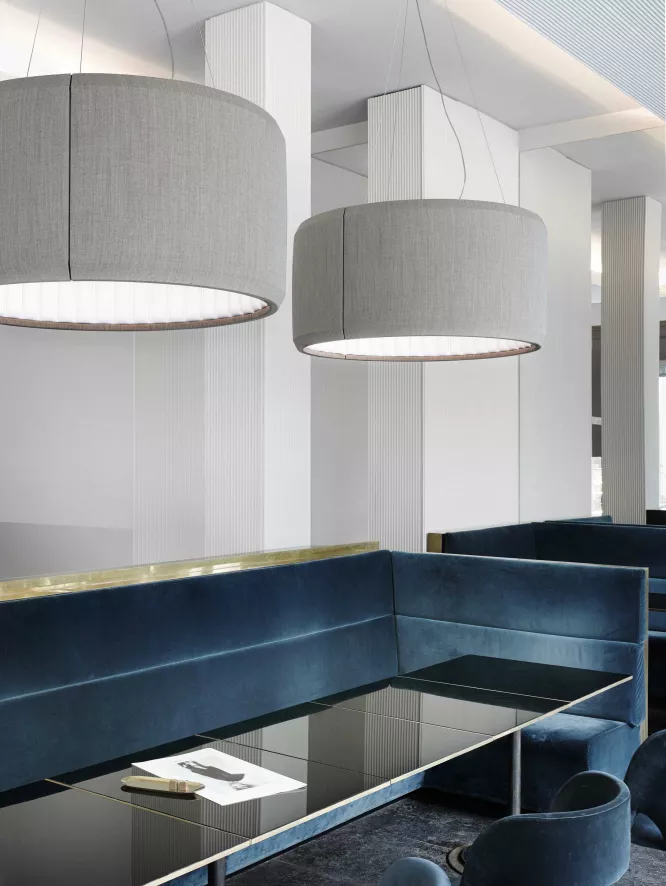 Luceplan Silenzio 148,5 Akoestische Hanglamp LED 2700K Lichtbruin 9 Luceplan Silenzio 148,5 Akoestische Hanglamp LED 2700K Lichtbruin - Afbeelding 9