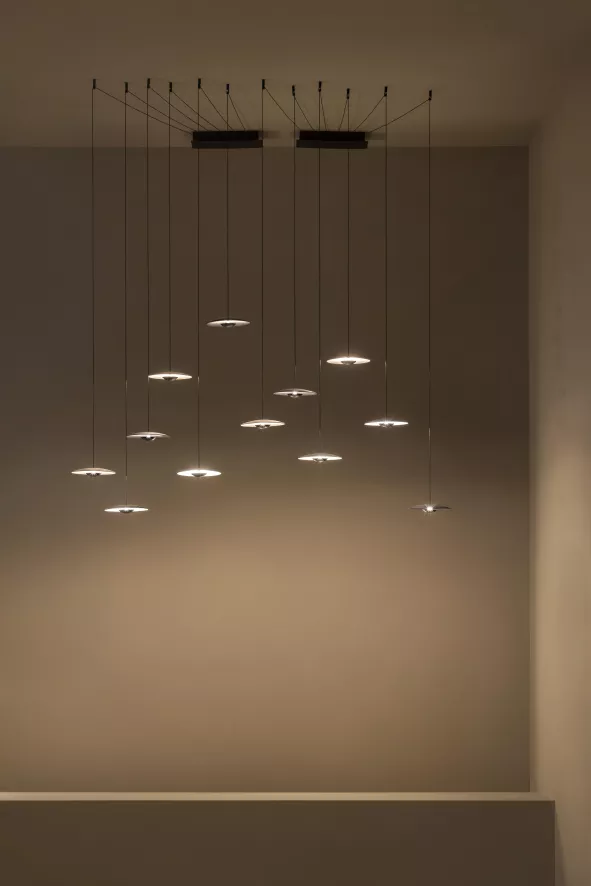 Marset Ginger Hanglamp Ø60 LED DALI Messing/messing 8 Marset Ginger Hanglamp Ø60 LED DALI Messing/messing - Afbeelding 8