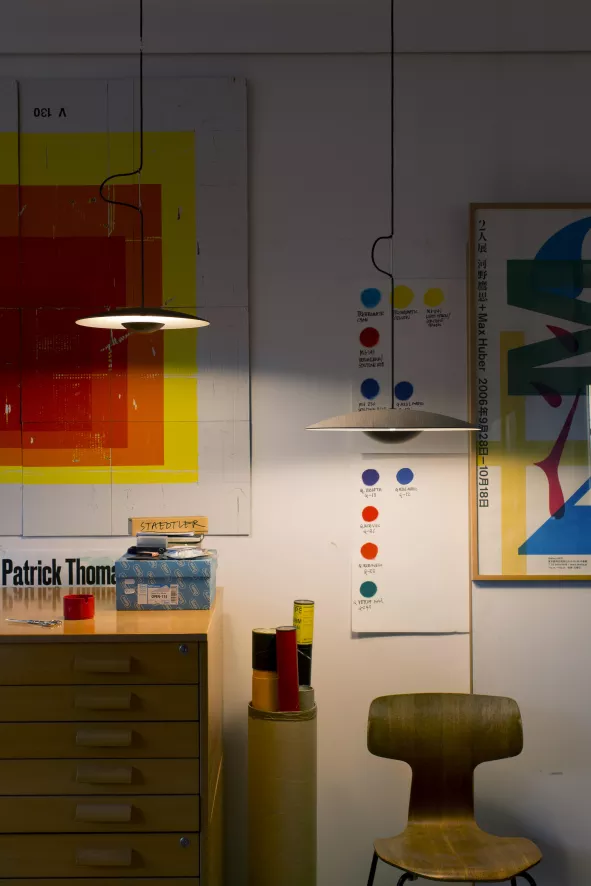 Marset Ginger Hanglamp Ø60 LED DALI Messing/messing 3 Marset Ginger Hanglamp Ø60 LED DALI Messing/messing - Afbeelding 3