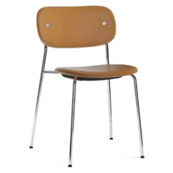 Audo Copenhagen Co Chair Stoel Chroom Gestof. Dakar 0250