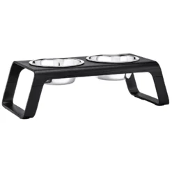 MiaCara Desco Hondenvoerbak Medium Essen Zwart