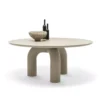 Mogg Elephante Eettafel Ø140 Grey Brushed