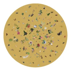 Moooi Carpets Garden Of Eden Round Netting Vloerkleed 250 Geel