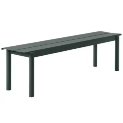 Muuto Linear Steel Tuinbank 170 Dark Green
