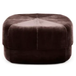 Normann Copenhagen Circus Velour Poef Large Coffee