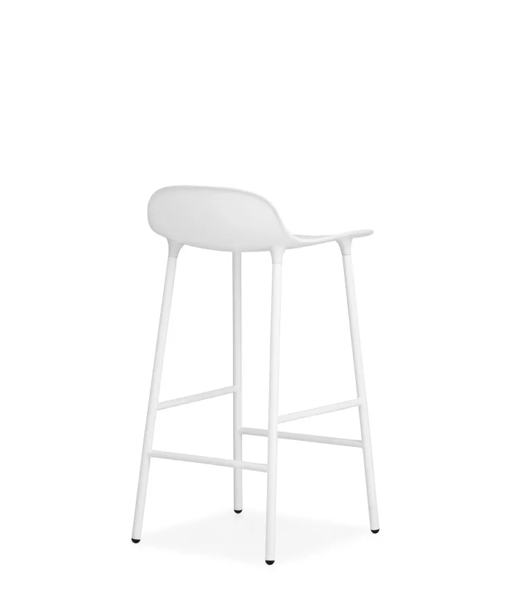 Normann Copenhagen Form Barstool Barkruk 75 Cm Met Stalen Onderstel Grijs 4 Normann Copenhagen Form Barstool Barkruk 75 Cm Met Stalen Onderstel Grijs - Afbeelding 4
