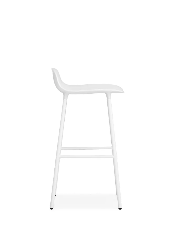 Normann Copenhagen Form Barstool Barkruk 75 Cm Met Stalen Onderstel Rood 3 Normann Copenhagen Form Barstool Barkruk 75 Cm Met Stalen Onderstel Rood - Afbeelding 3