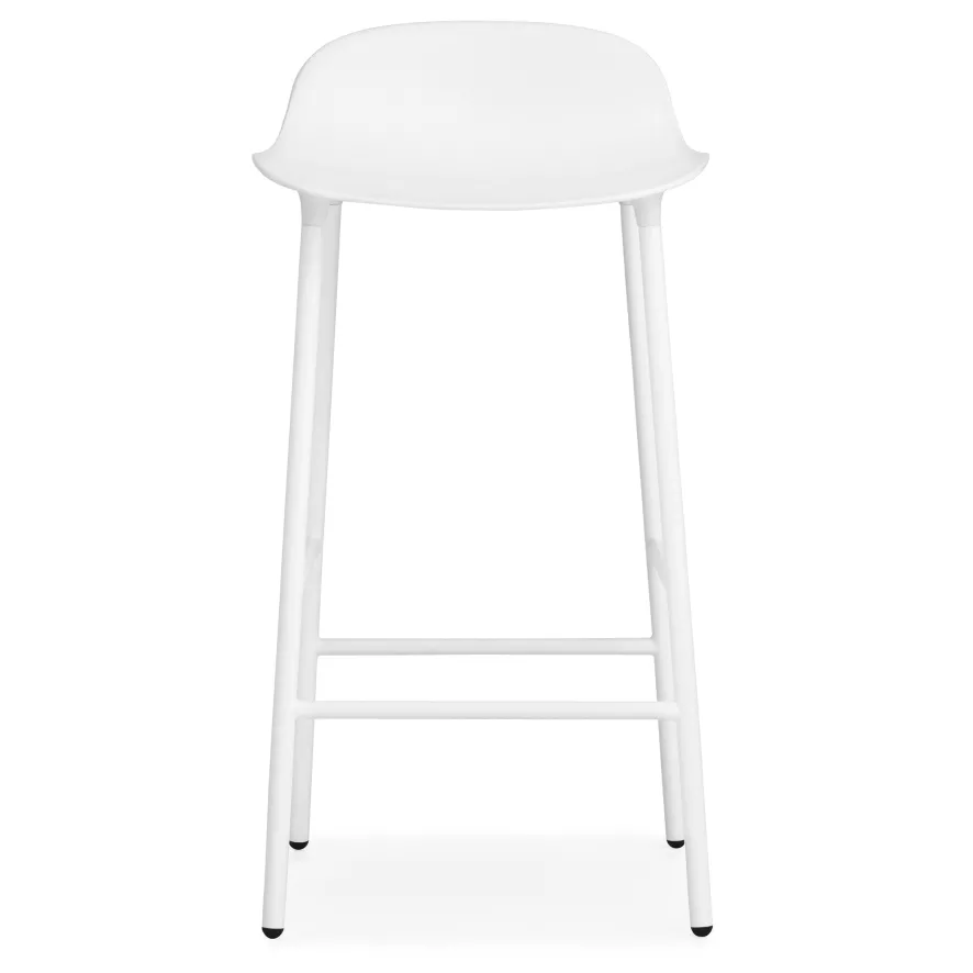 Normann Copenhagen Form Barstool Barkruk 75 Cm Met Stalen Onderstel Rood 2 Normann Copenhagen Form Barstool Barkruk 75 Cm Met Stalen Onderstel Rood - Afbeelding 2