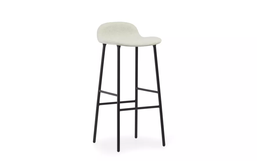 Normann Copenhagen Form Barkruk 75 Gestoffeerd Staal Ultra Leather Burgendy 4 Normann Copenhagen Form Barkruk 75 Gestoffeerd Staal Ultra Leather Burgendy - Afbeelding 4