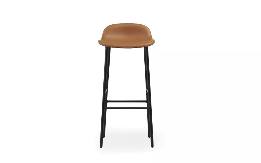 Normann Copenhagen Form Barkruk 75 Gestoffeerd Staal Ultra Leather Burgendy 7 Normann Copenhagen Form Barkruk 75 Gestoffeerd Staal Ultra Leather Burgendy - Afbeelding 7