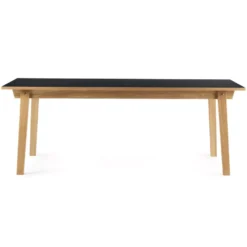 Normann Copenhagen Slice Linoleum Tafel 300x90 Zwart