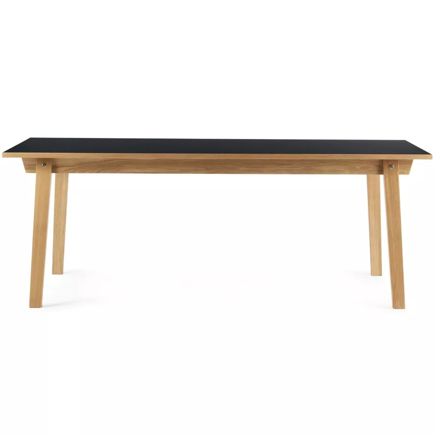 Normann Copenhagen Slice Linoleum Tafel 300x90 Zwart 1 Normann Copenhagen Slice Linoleum Tafel 300x90 Zwart