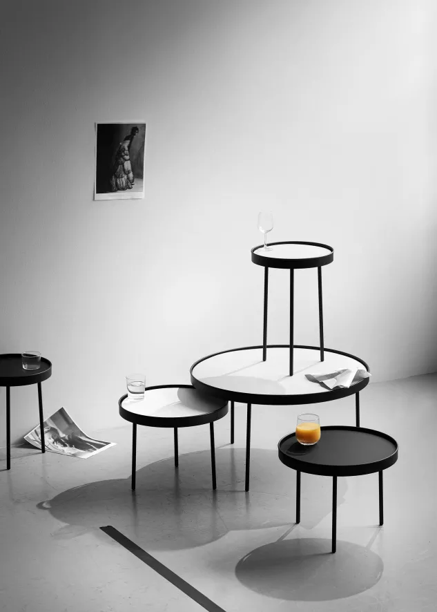 Northern Stilk Salontafel Ø74 Zwart 2 Northern Stilk Salontafel Ø74 Zwart - Afbeelding 2