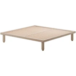 Objekte Unserer Tage Kaya Bed 200x200 Eiken Wit