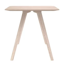 Objekte Unserer Tage Meyer Tafel 75x75 Waxed Eiken Met Wit Pigment