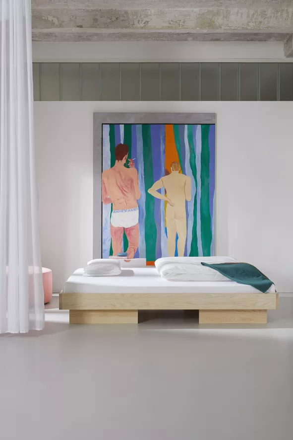 Objekte Unserer Tage Zians Bed 160x200 Eiken Naturel 2 Objekte Unserer Tage Zians Bed 160x200 Eiken Naturel - Afbeelding 2