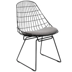 Pastoe SM05 Stoel Zwart Met Zitkussen Steelcut Trio 124