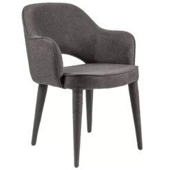 POLSPOTTEN Cosy Stoel Fabric Donkergrijs
