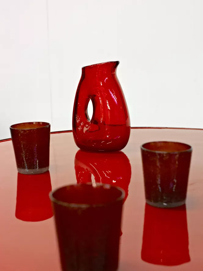 POLSPOTTEN Jug With Hole Karaf 0,85L Moss Green 7 POLSPOTTEN Jug With Hole Karaf 0,85L Moss Green - Afbeelding 7