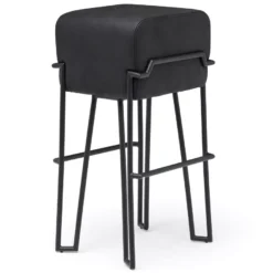 Puik Bokk Barkruk 75cm Zwart Leer