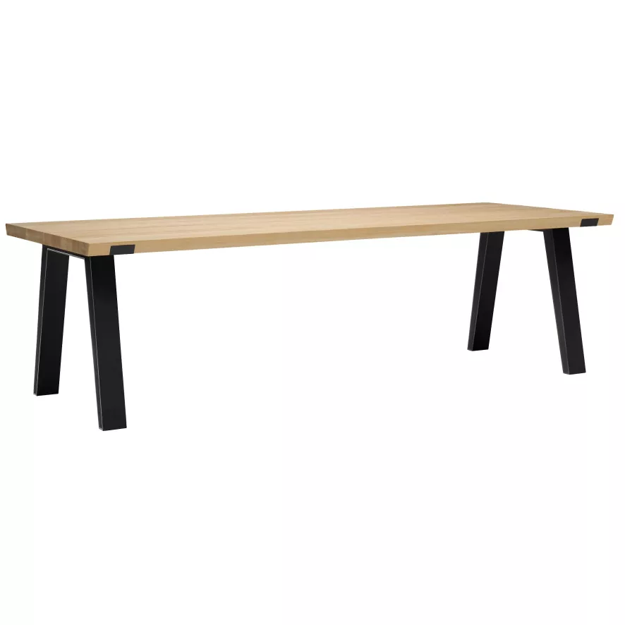 QLiv Side-to-Side Tafel 240x100 Natural Oak Oil 5 QLiv Side-to-Side Tafel 240x100 Natural Oak Oil - Afbeelding 5