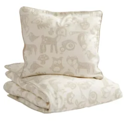 Sebra Forest Junior Dekbedovertrek 100x140 Beige