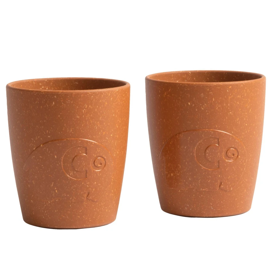 Sebra Mums Beker Set Van 2 Dark Amber 1 Sebra Mums Beker Set Van 2 Dark Amber