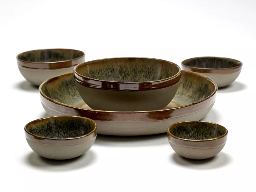 Serax Surface By Sergio Herman Kom Ø23,5 Rusty Brown 4 Serax Surface By Sergio Herman Kom Ø23,5 Rusty Brown - Afbeelding 4