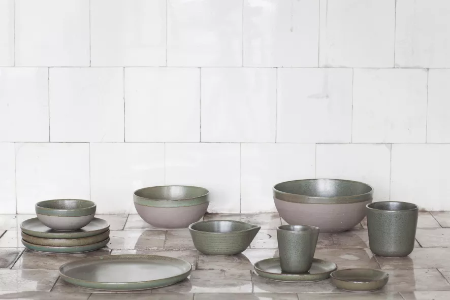 Serax Surface By Sergio Herman Kom Ø23,5 Indi Grey 2 Serax Surface By Sergio Herman Kom Ø23,5 Indi Grey - Afbeelding 2