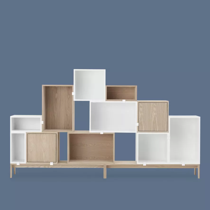 Muuto Stacked 2.0 Kast Met Backboard Large Lichtgrijs 7 Muuto Stacked 2.0 Kast Met Backboard Large Lichtgrijs - Afbeelding 7