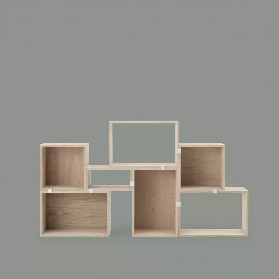 Muuto Stacked 2.0 Kast Met Backboard Large Lichtgrijs 9 Muuto Stacked 2.0 Kast Met Backboard Large Lichtgrijs - Afbeelding 9