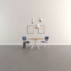 Studio HENK Butterfly Tripod Tafel 100, Zwart Frame, Hardwax Light 3041, Rechte Hoeken -Flos Winkel x886x886 studio hk butterfly tripod tafel 12010.jpg.pagespeed.ic .Bhfu2tDwQ9 1