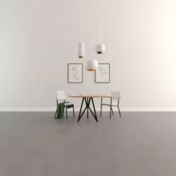 Studio HENK Butterfly Tripod Tafel 120, Zwart Frame, Hardwax Light 3041, Rechte Hoeken -Flos Winkel x886x886 studio hk butterfly tripod tafel 12011.jpg.pagespeed.ic .kwMGcMKjZI