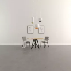 Studio HENK Butterfly Tripod Tafel 100, Zwart Frame, Hardwax Light 3041, Rechte Hoeken -Flos Winkel x886x886 studio hk butterfly tripod tafel 1209.jpg.pagespeed.ic .W6kOlHyJa8 1