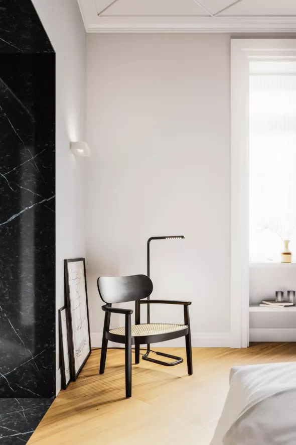 Thonet LUM 125 Vloerlamp LED Zwart 2 Thonet LUM 125 Vloerlamp LED Zwart - Afbeelding 2