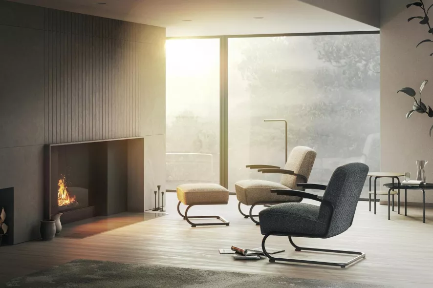 Thonet LUM 125 Vloerlamp LED Zwart 6 Thonet LUM 125 Vloerlamp LED Zwart - Afbeelding 6