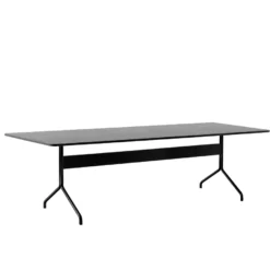 &tradition Pavilion AV24 Tafel 250x110 Zwart Onderstel, Zwart Eiken