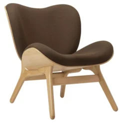 Umage A Conversation Piece Low Fauteuil Naturel Eiken, Mocca