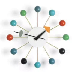 Vitra Ball Clock Klok Ø33 Multi Colour