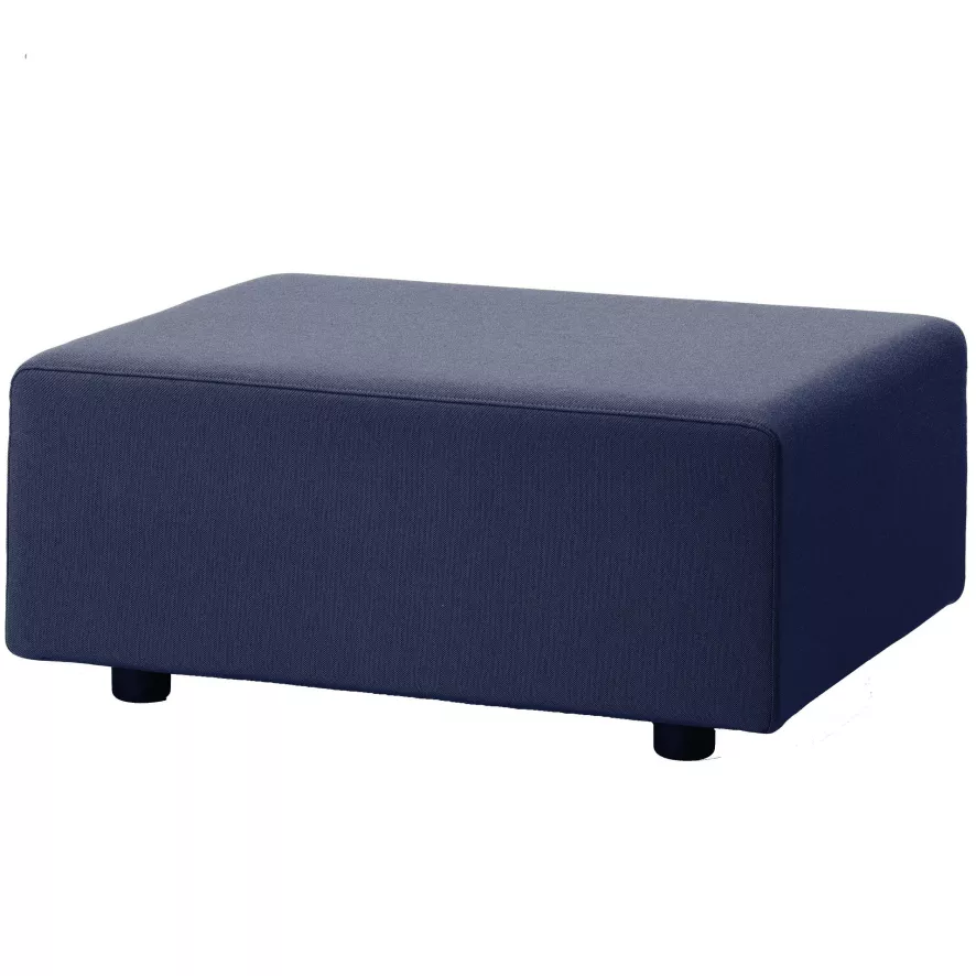Vitra Polder Ottoman Poef Blauw 1 Vitra Polder Ottoman Poef Blauw